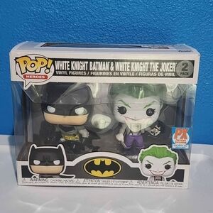 Funko Pop White Knight Batman & Joker Vinyl Figures